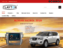 Tablet Screenshot of claytondubai.com